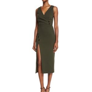 Cushnie et Ochs olive green Dress